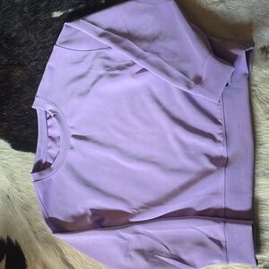 Purple Crew Neck Sweatshirt